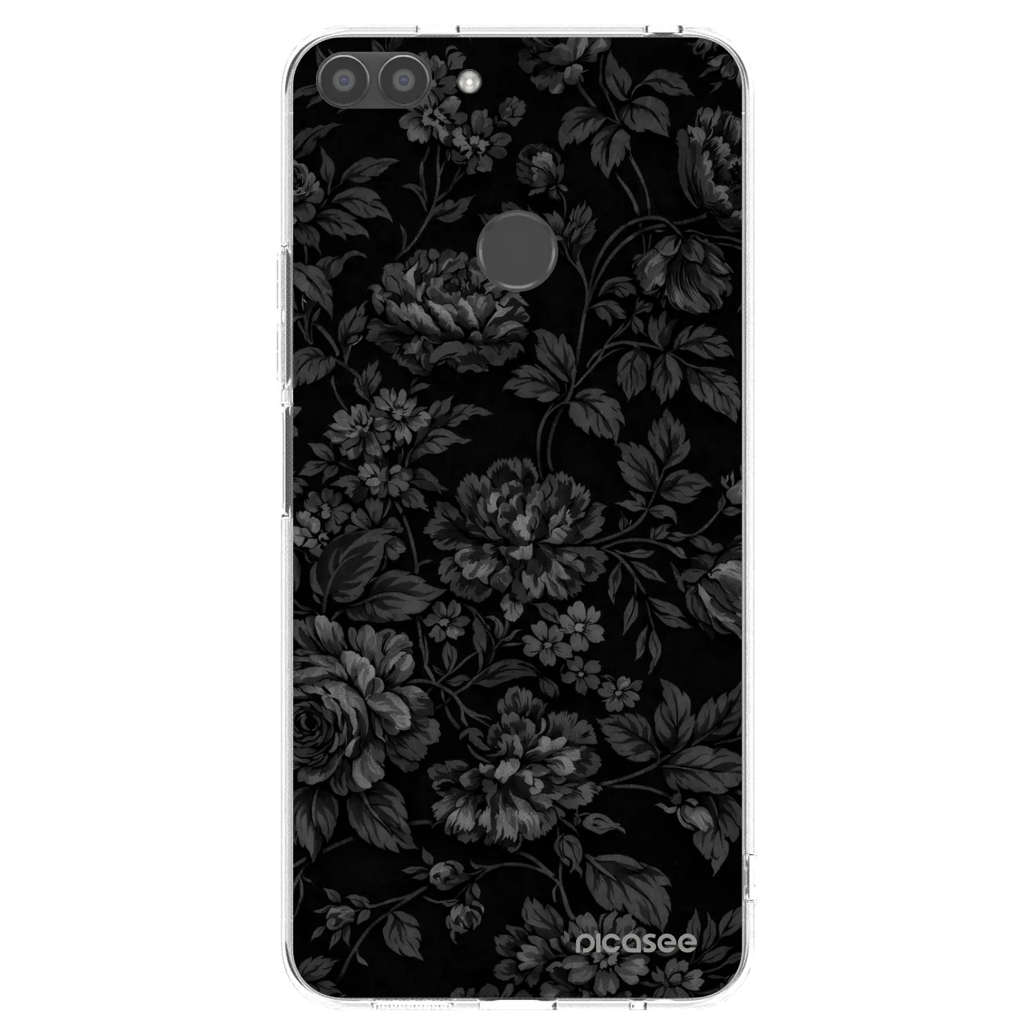 Picasee silikonska prozirna maskica za Huawei P Smart - Dark Romance