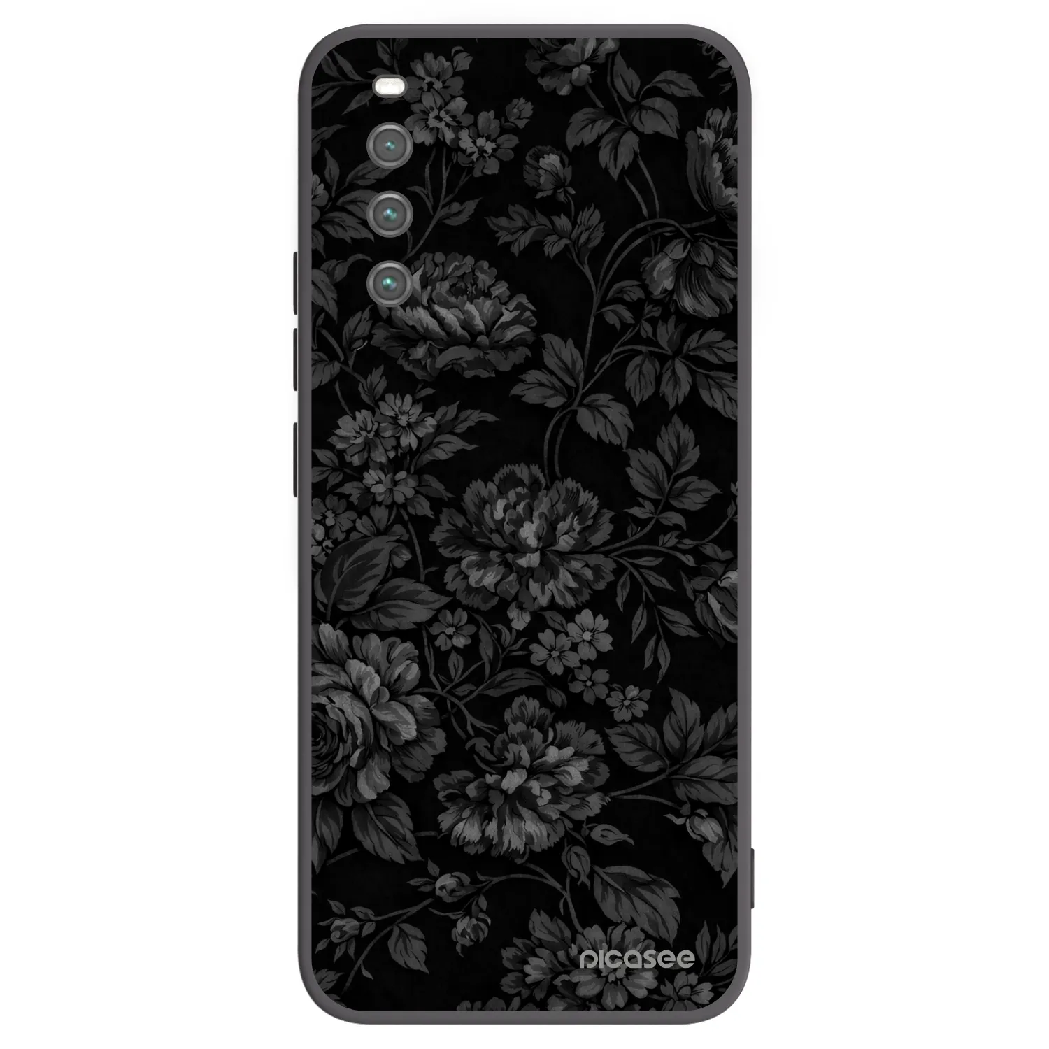 Picasee crna silikonska maskica za Sony Xperia 10 IV 5G - Dark Romance