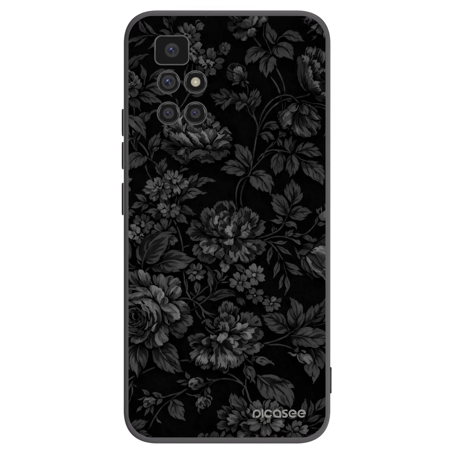 Picasee crna silikonska maskica za Xiaomi Redmi 10 (2022) - Dark Romance