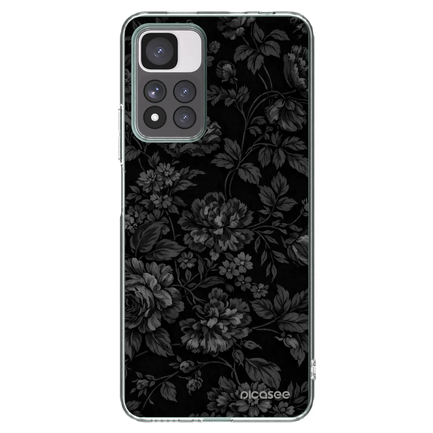 Picasee silikonska prozirna maskica za Xiaomi Redmi Note 11 Pro+ 5G - Dark Romance