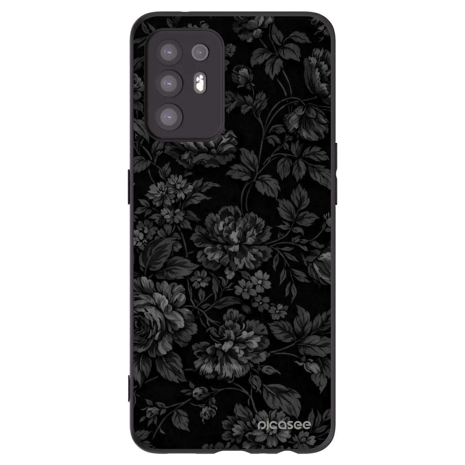 Picasee crna silikonska maskica za OPPO A94 5G - Dark Romance