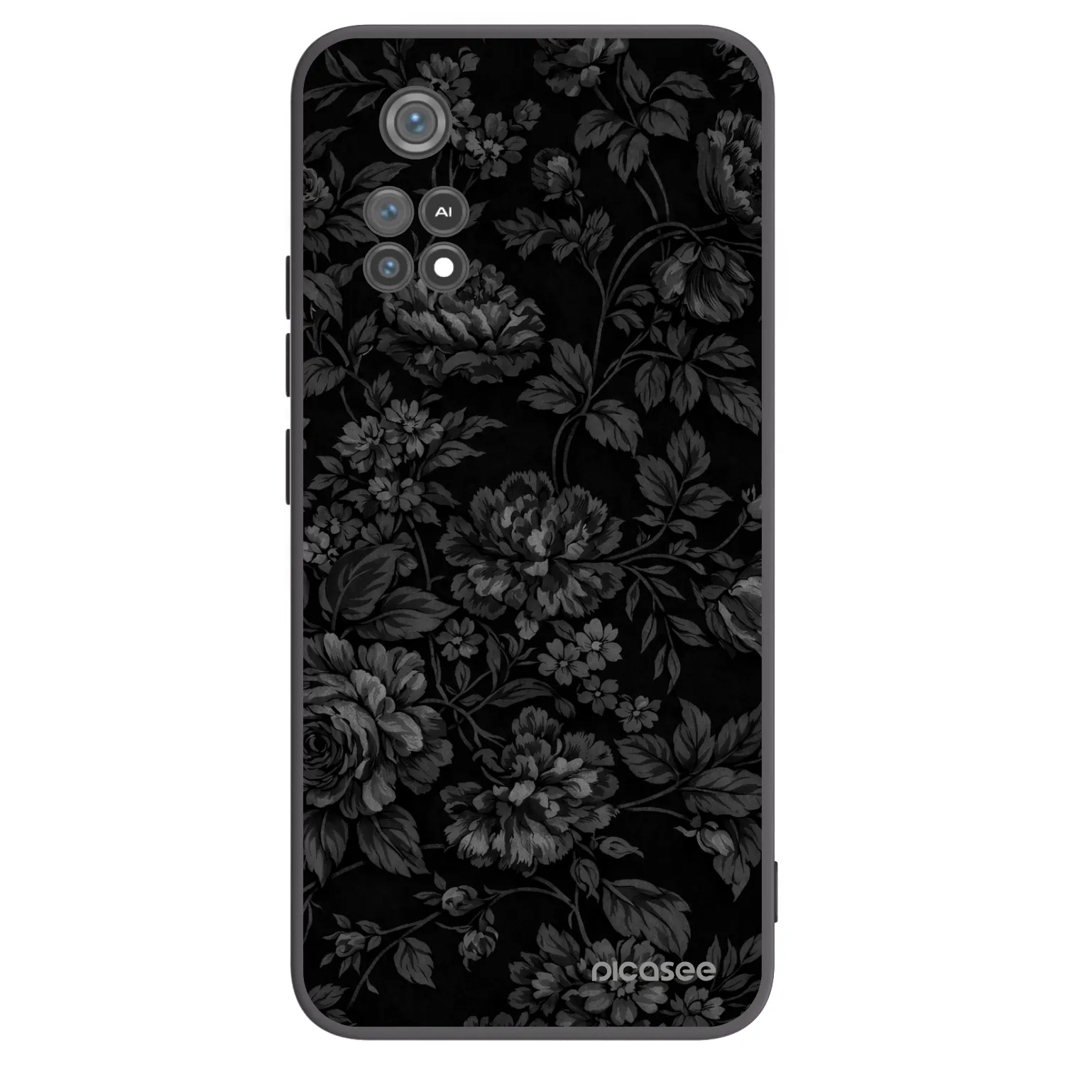 Picasee crna silikonska maskica za Xiaomi Poco M4 Pro - Dark Romance