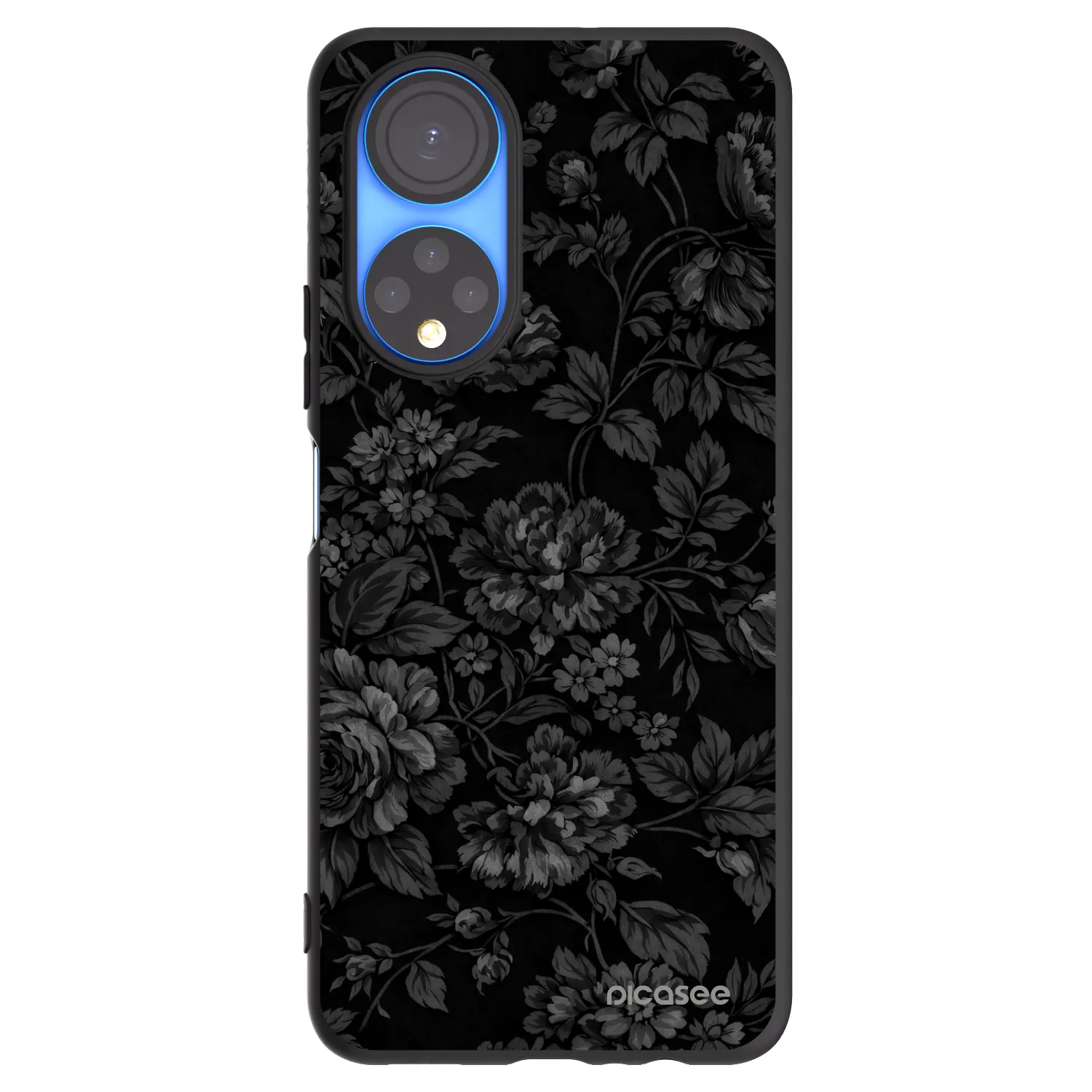 Picasee crna silikonska maskica za Honor X7 - Dark Romance