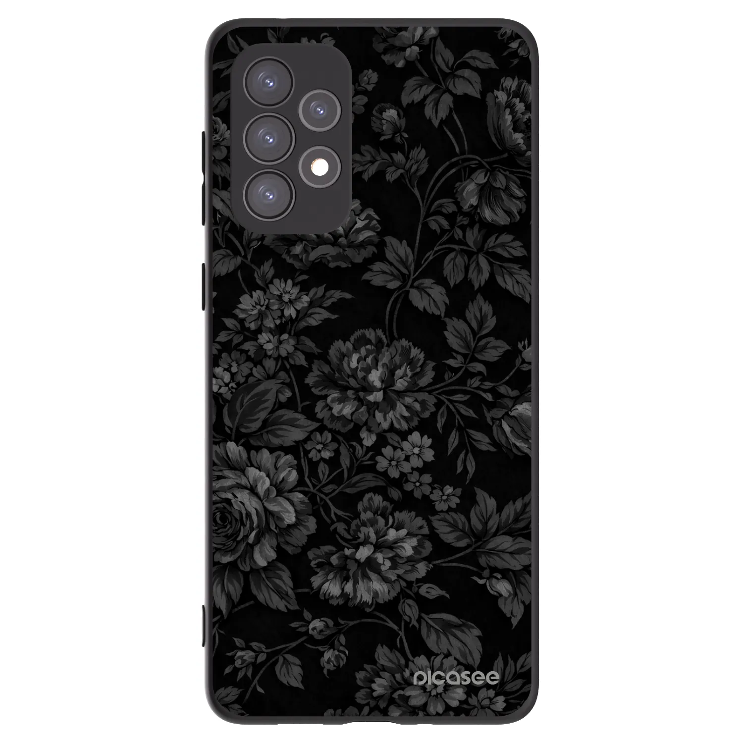 Picasee crna silikonska maskica za Samsung Galaxy A73 5G - Dark Romance