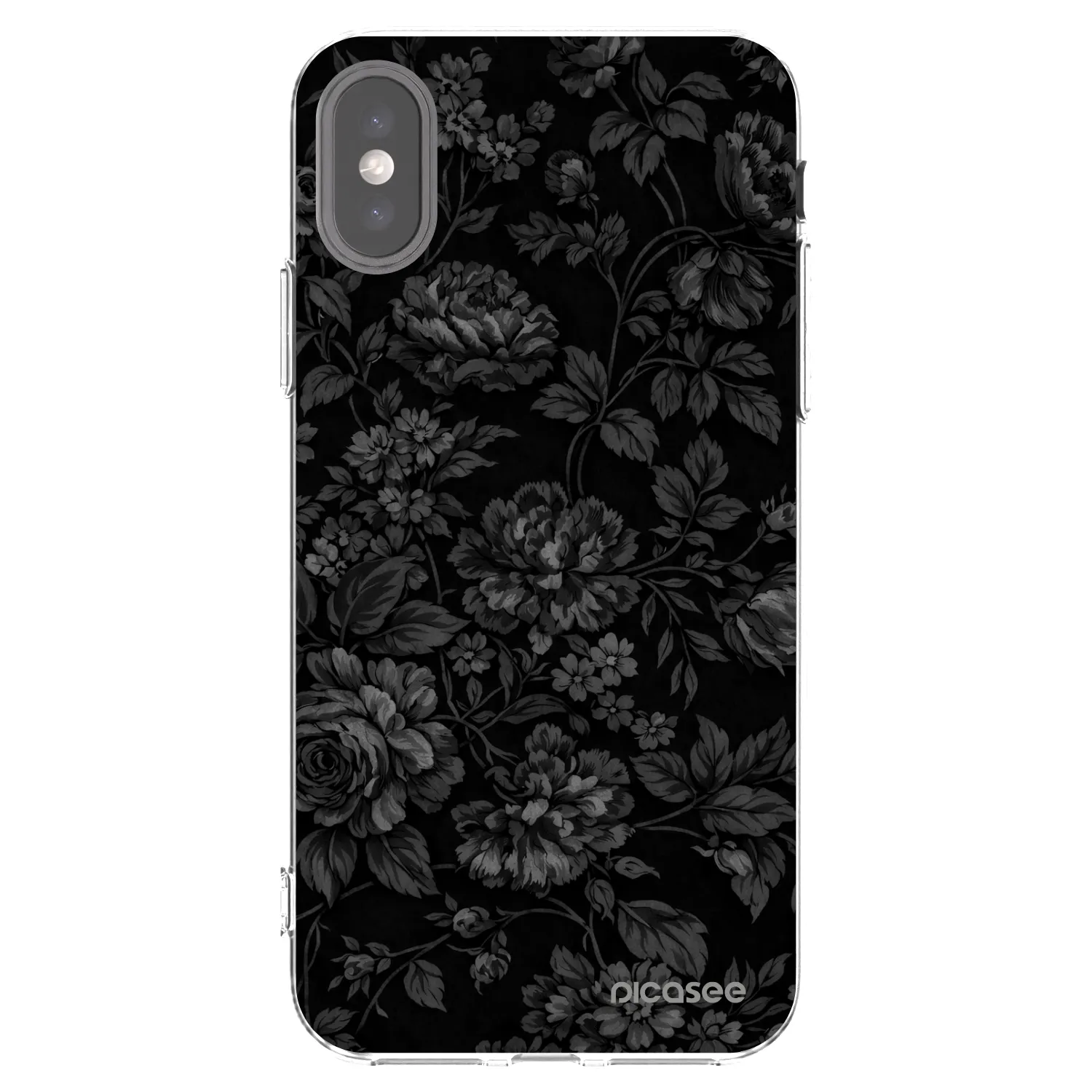 Picasee silikonska prozirna maskica za Apple iPhone X/XS - Dark Romance
