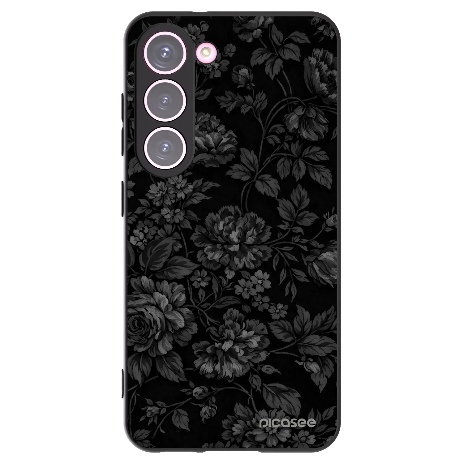Picasee crna silikonska maskica za Samsung Galaxy S23 5G - Dark Romance