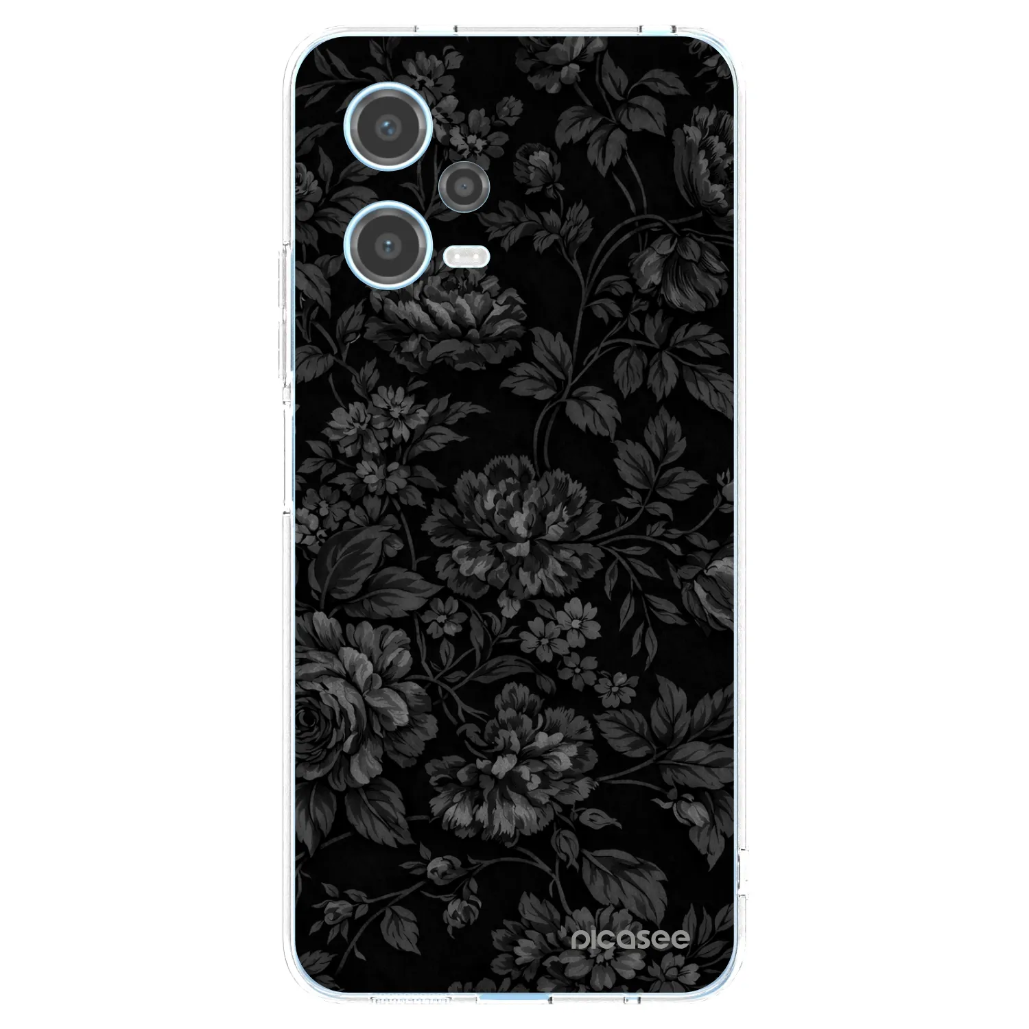 Picasee silikonska prozirna maskica za Xiaomi Redmi Note 12 5G - Dark Romance