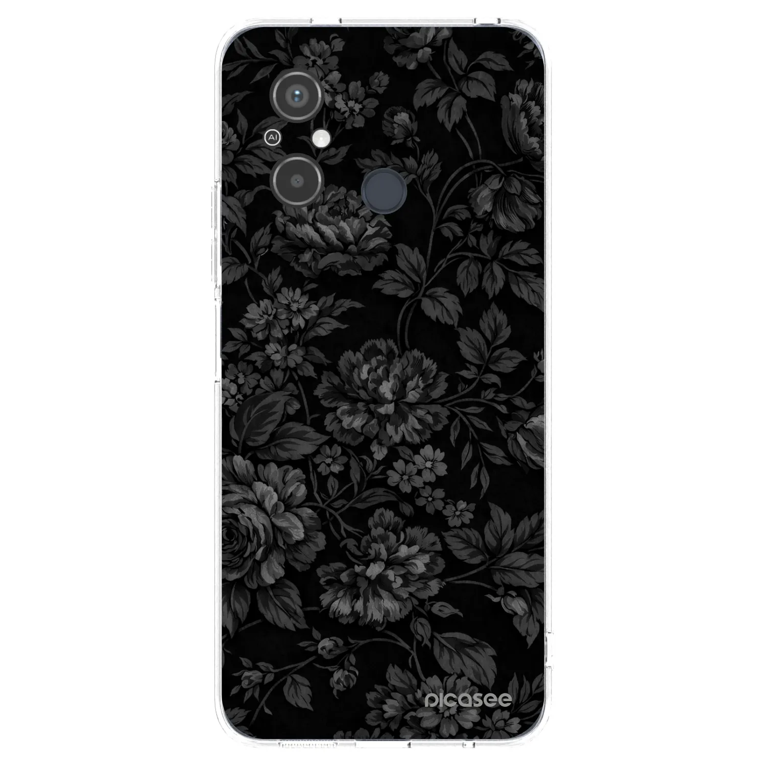 Picasee silikonska prozirna maskica za Xiaomi Redmi 12C - Dark Romance