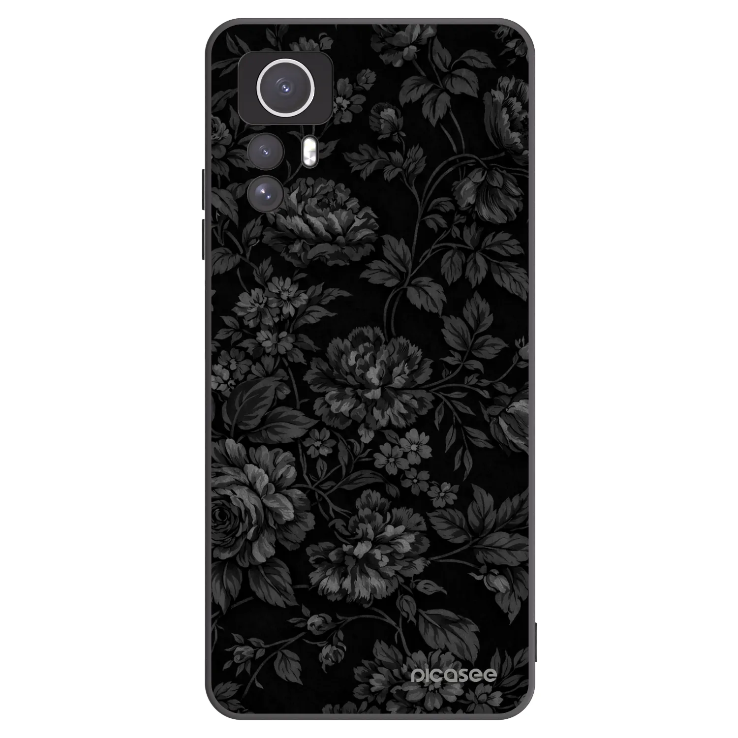 Picasee crna silikonska maskica za Xiaomi Redmi Note 12S - Dark Romance