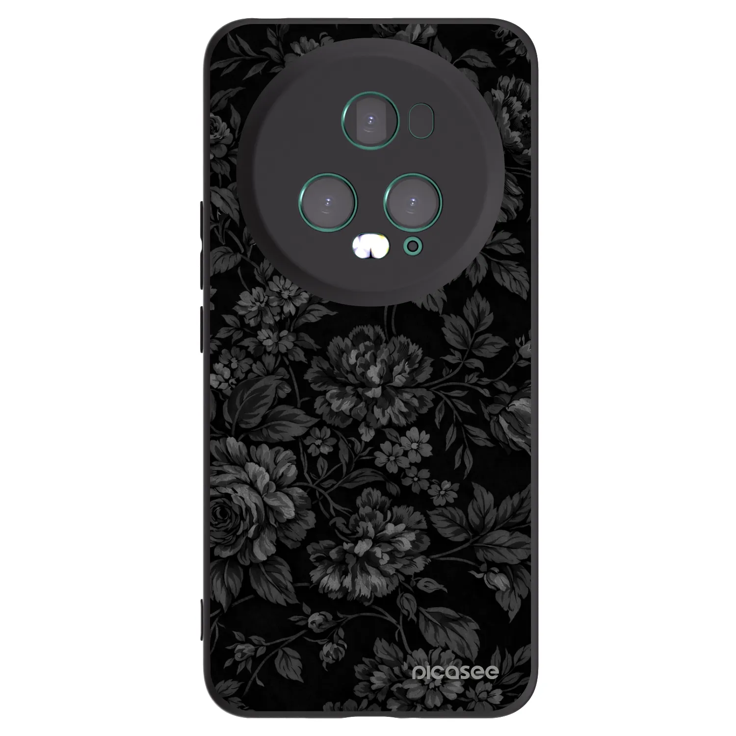 Picasee crna silikonska maskica za Honor Magic5 Pro - Dark Romance