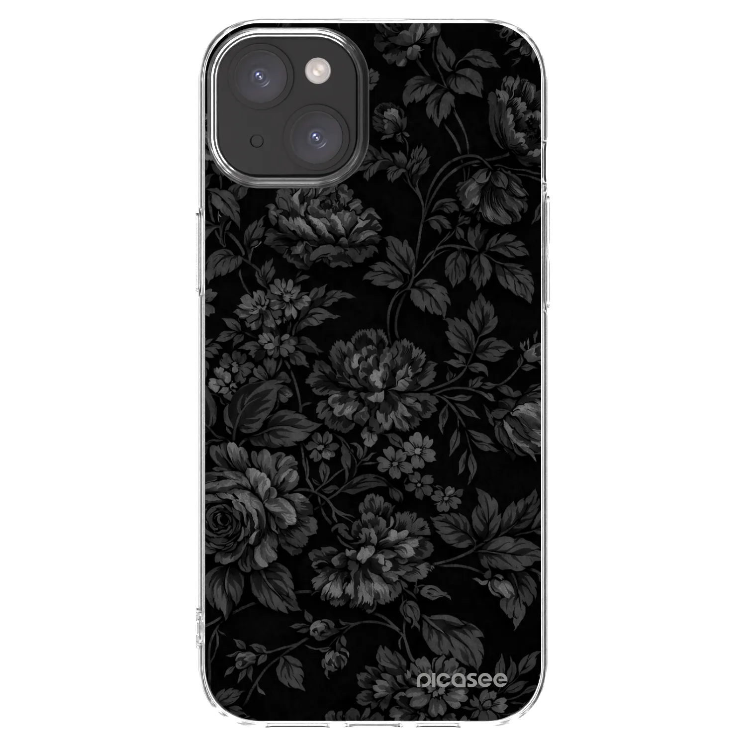 Picasee silikonska prozirna maskica za Apple iPhone 15 Plus - Dark Romance