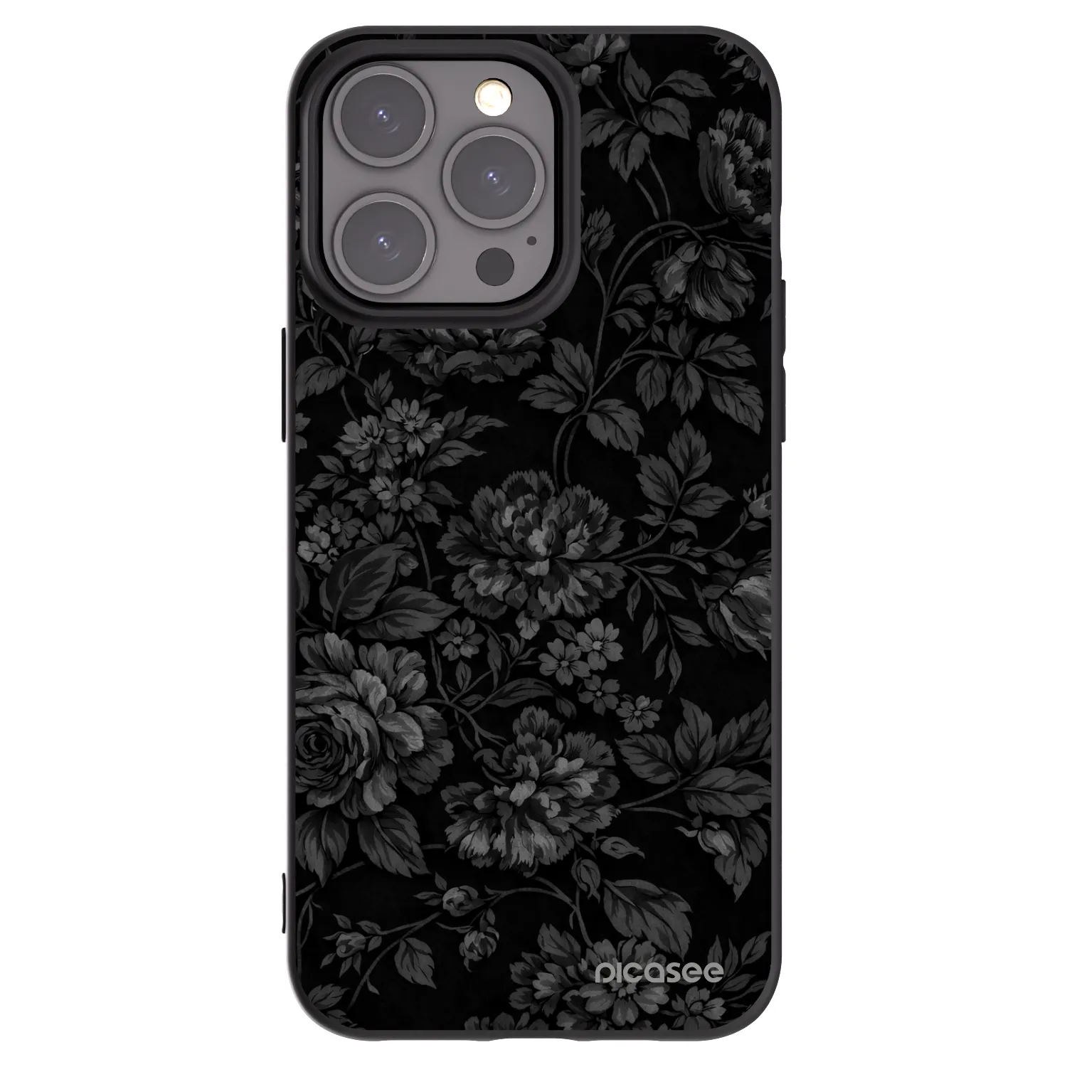 Picasee crna silikonska maskica za Apple iPhone 15 Pro Max - Dark Romance