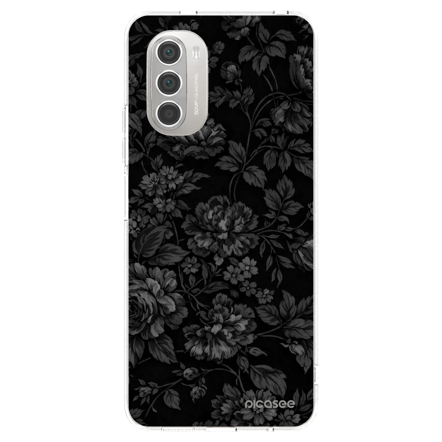 Picasee silikonska prozirna maskica za Motorola Moto G51 - Dark Romance