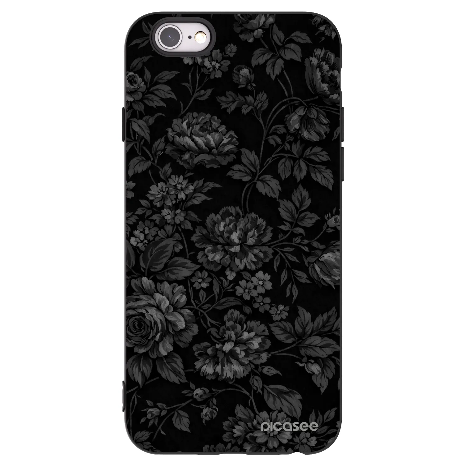 Picasee crna silikonska maskica za Apple iPhone 6/6S - Dark Romance