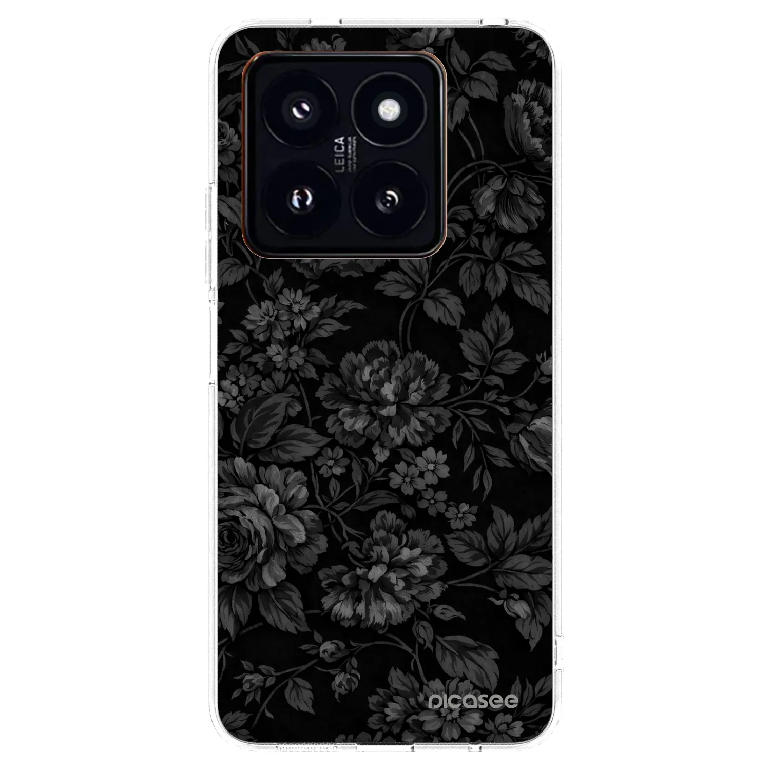 Picasee silikonska prozirna maskica za Xiaomi 14 Pro - Dark Romance