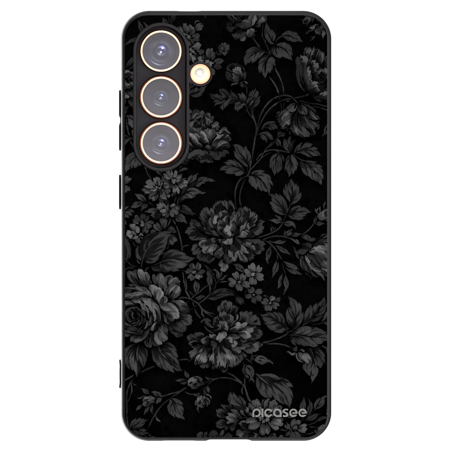 Picasee crna silikonska maskica za Samsung Galaxy S24 S921B 5G - Dark Romance