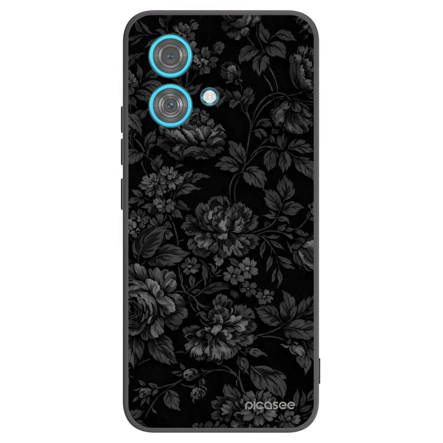 Picasee crna silikonska maskica za Motorola Edge 40 Neo - Dark Romance
