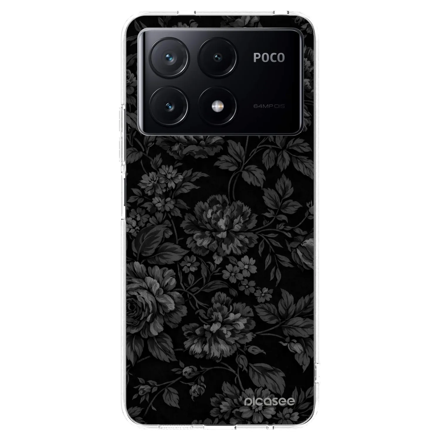 Picasee silikonska prozirna maskica za Xiaomi Poco X6 Pro - Dark Romance