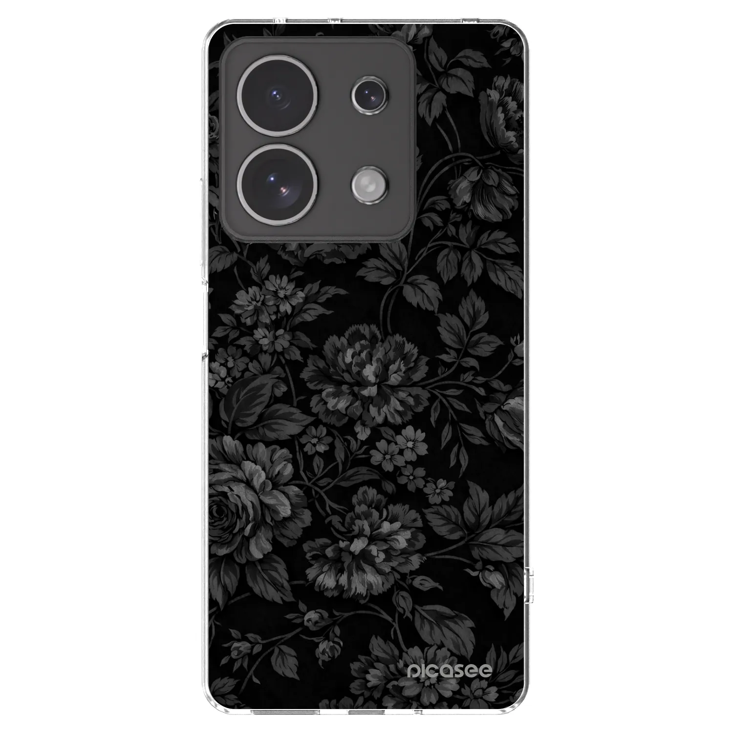 Picasee silikonska prozirna maskica za Xiaomi Redmi Note 13 4G - Dark Romance