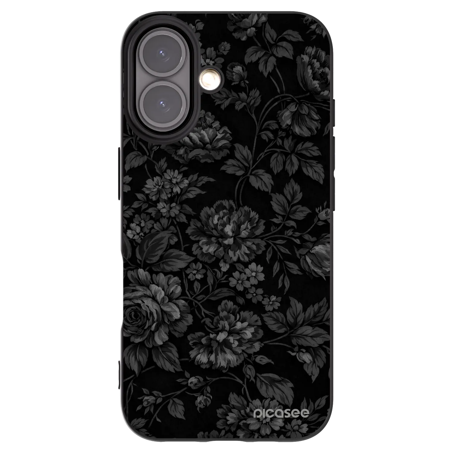 Picasee crna silikonska maskica za Apple iPhone 16 - Dark Romance