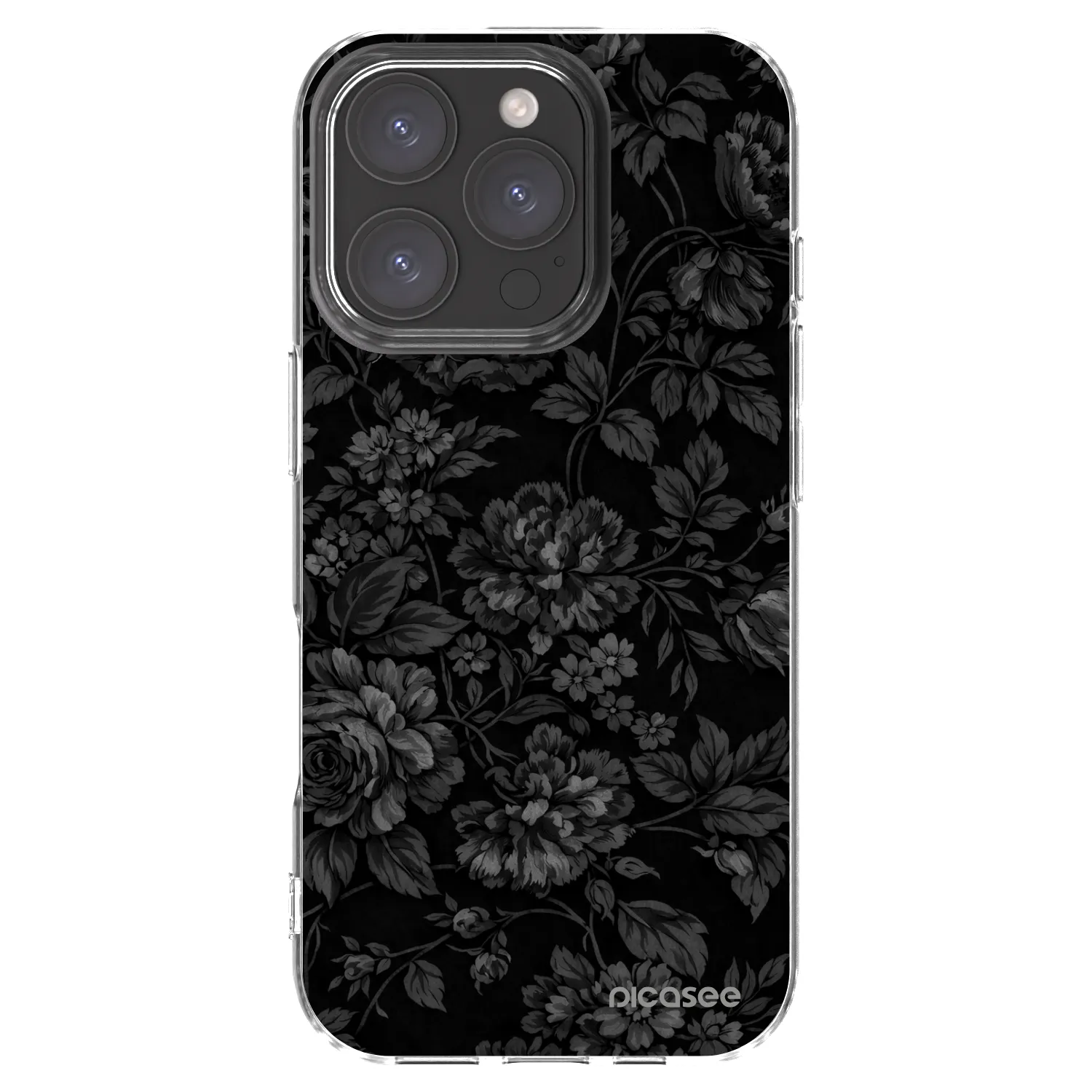 Picasee silikonska prozirna maskica za Apple iPhone 16 Pro - Dark Romance