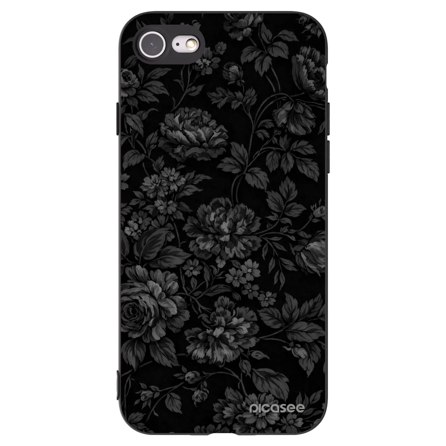 Picasee crna silikonska maskica za Apple iPhone 8 - Dark Romance