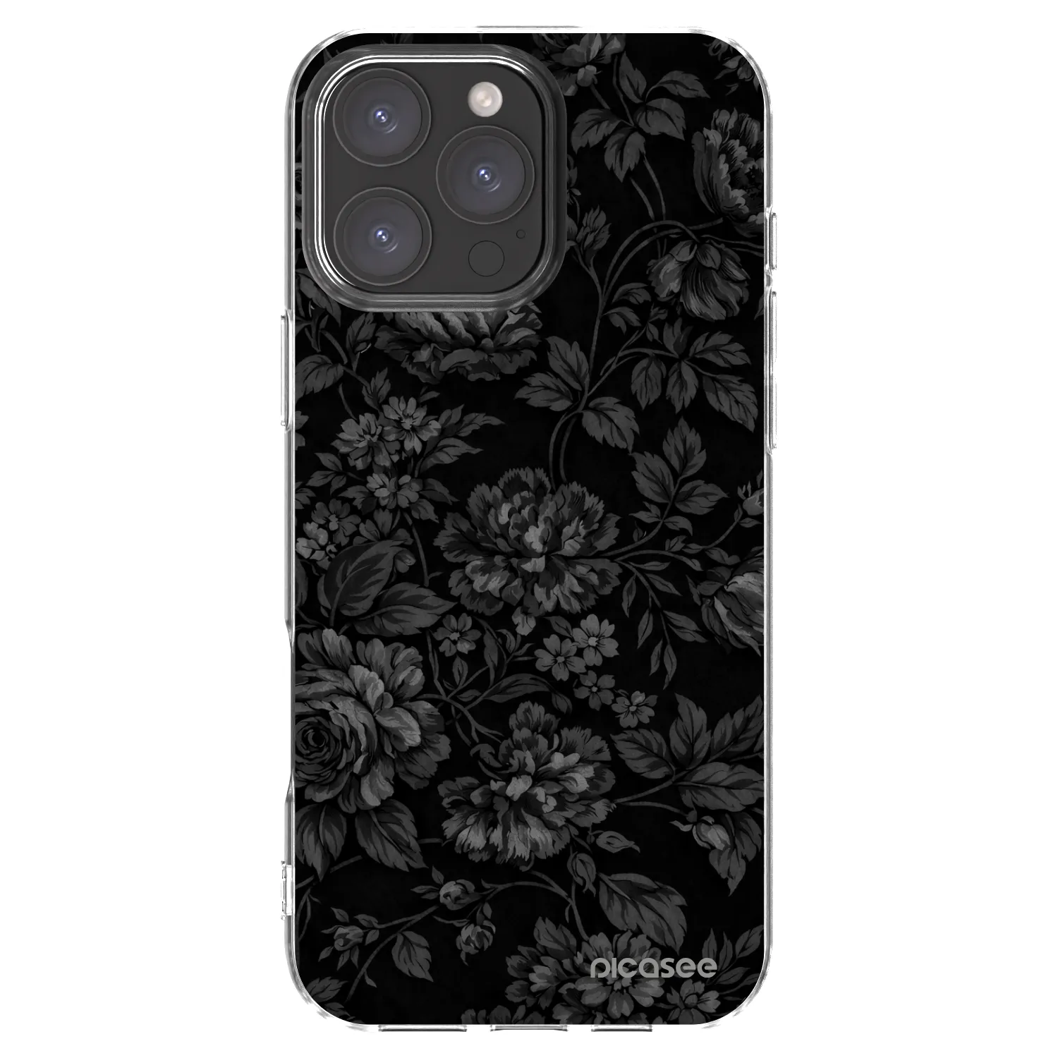 Picasee silikonska prozirna maskica za Apple iPhone 16 Pro Max - Dark Romance