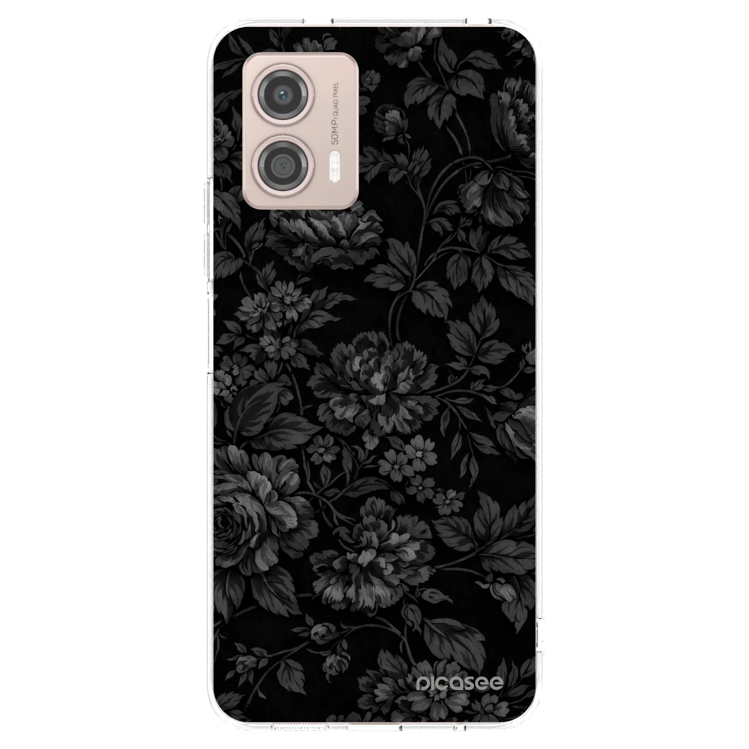 Picasee silikonska prozirna maskica za Motorola Moto G53 5G - Dark Romance