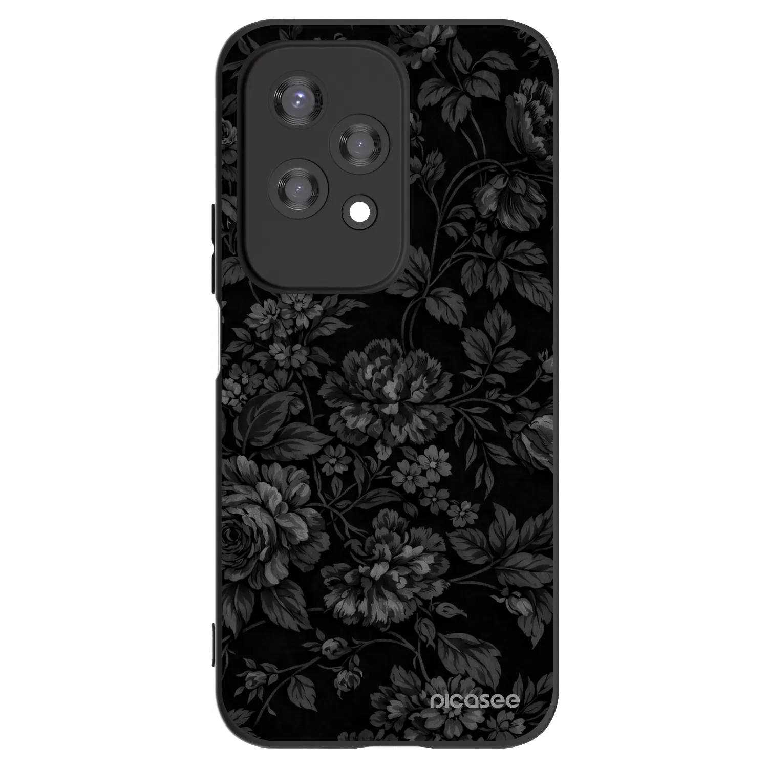 Picasee crna silikonska maskica za Honor 200 Lite - Dark Romance