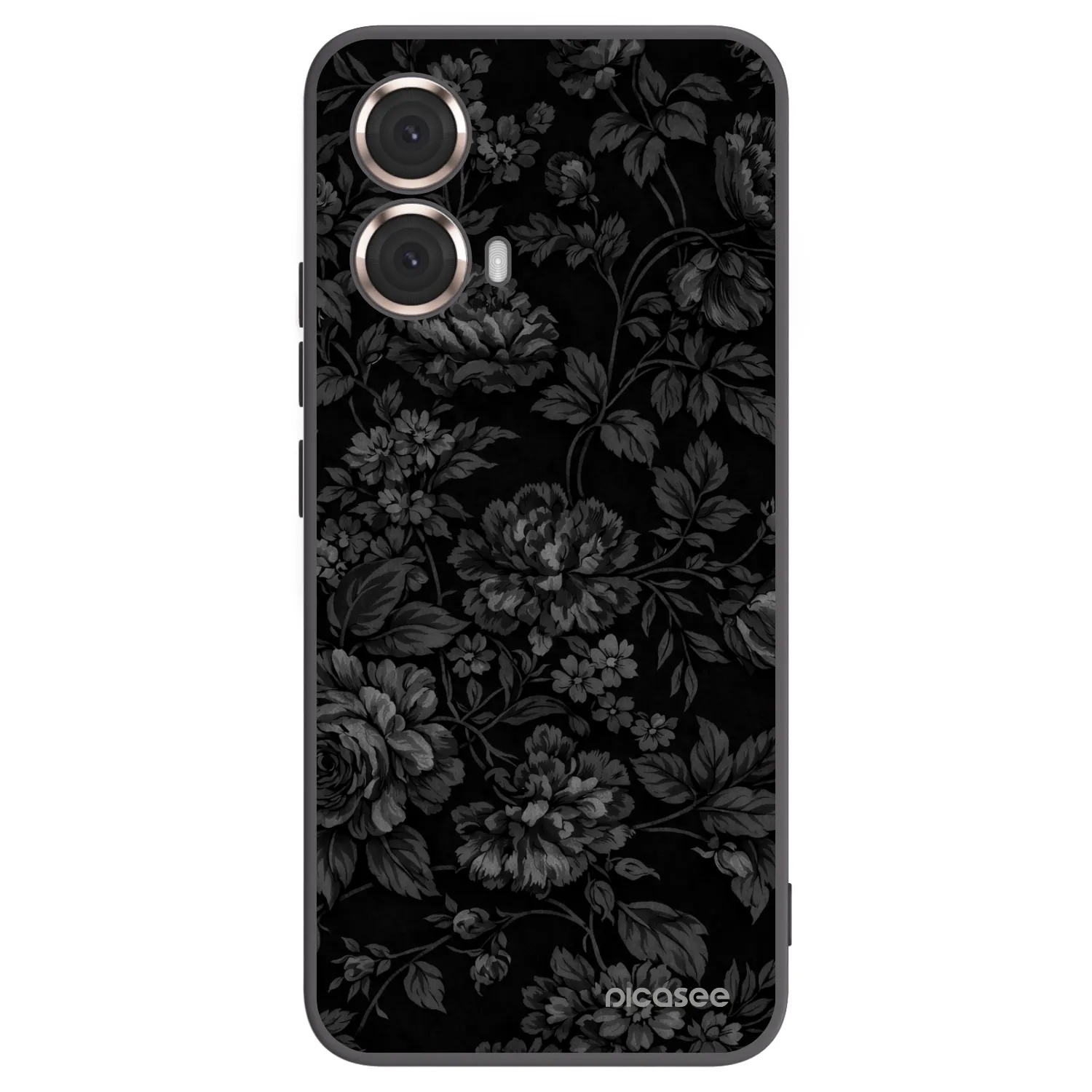 Picasee crna silikonska maskica za Motorola Moto G85 - Dark Romance