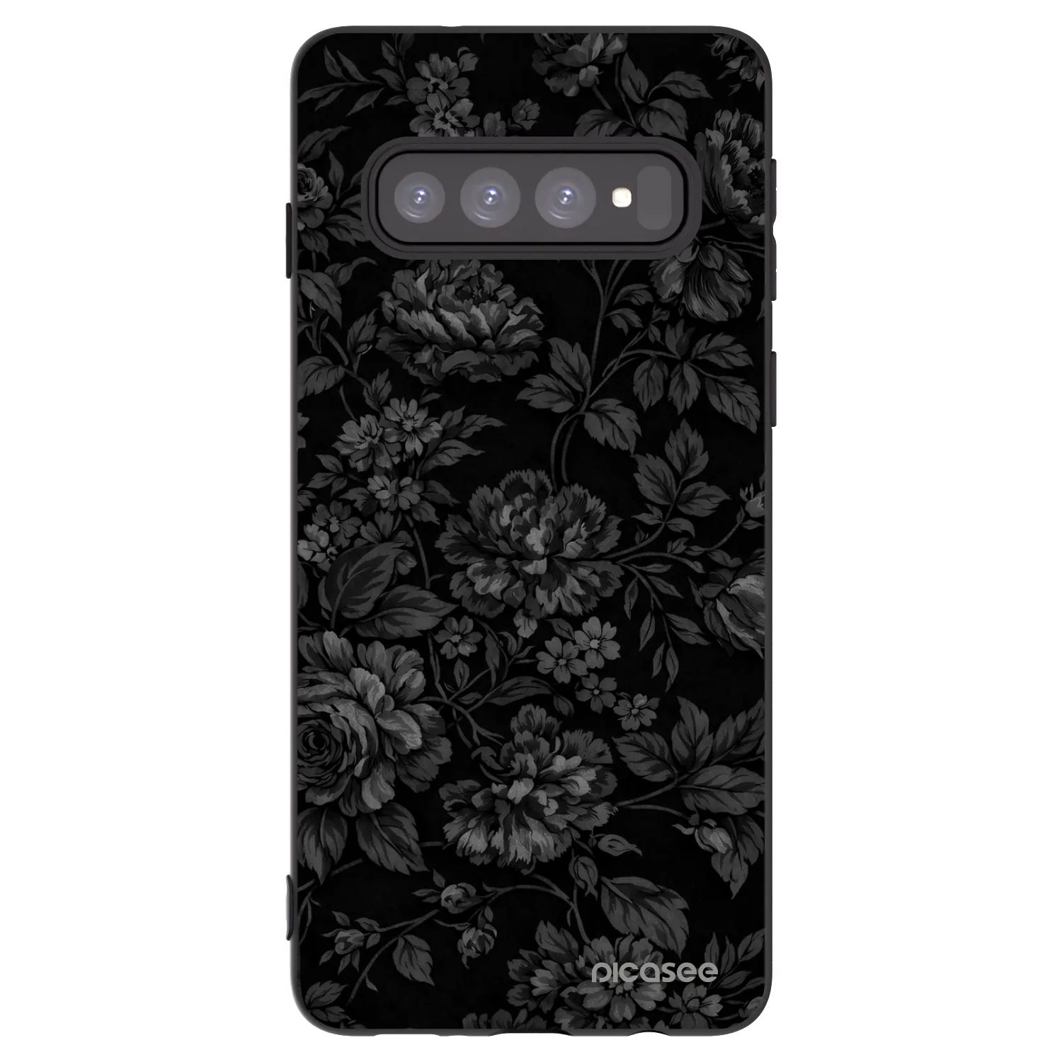 Picasee crna silikonska maskica za Samsung Galaxy S10 G973 - Dark Romance