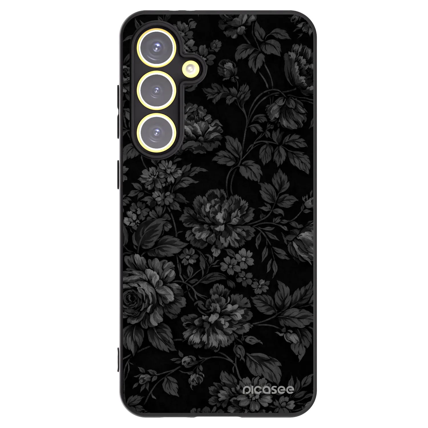 Picasee crna silikonska maskica za Samsung Galaxy S24 FE S721B - Dark Romance
