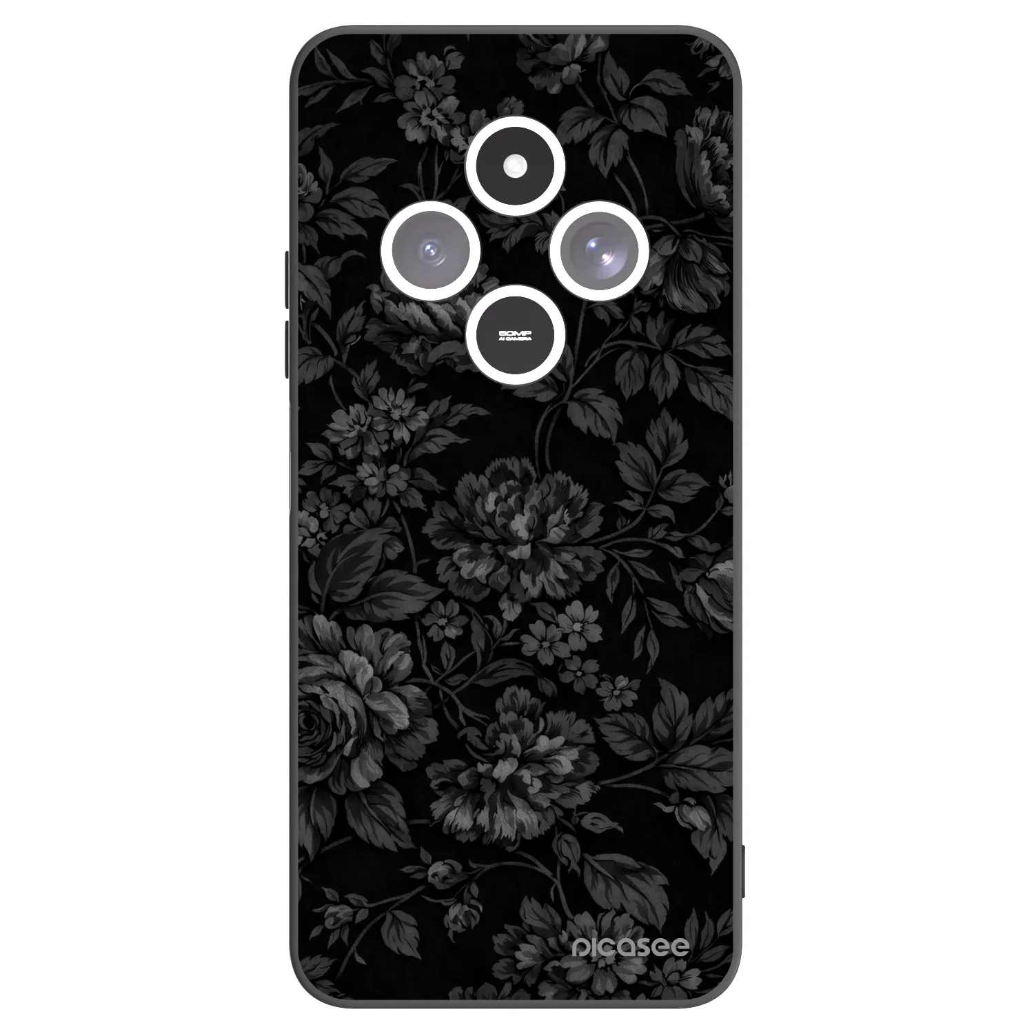 Picasee crna silikonska maskica za Xiaomi Redmi 14C - Dark Romance