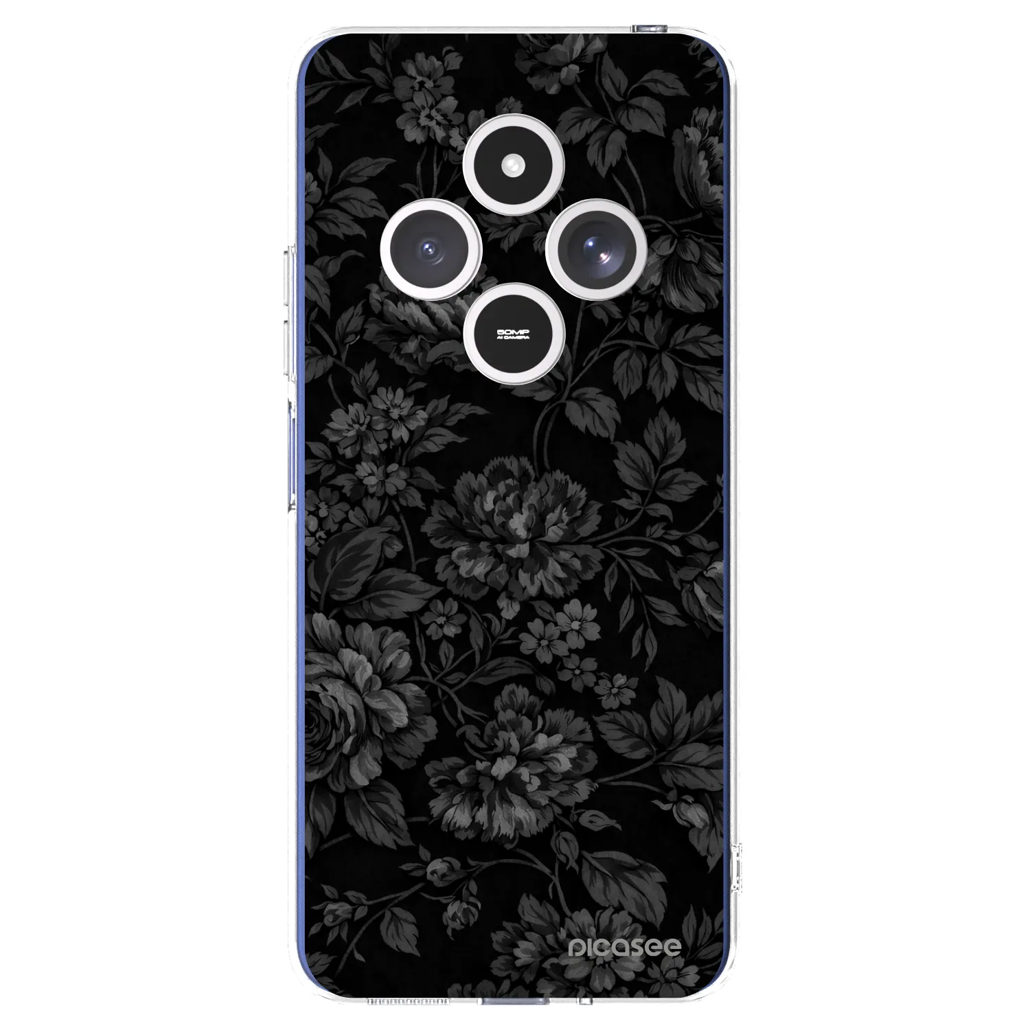 Picasee silikonska prozirna maskica za Xiaomi Redmi 14C - Dark Romance