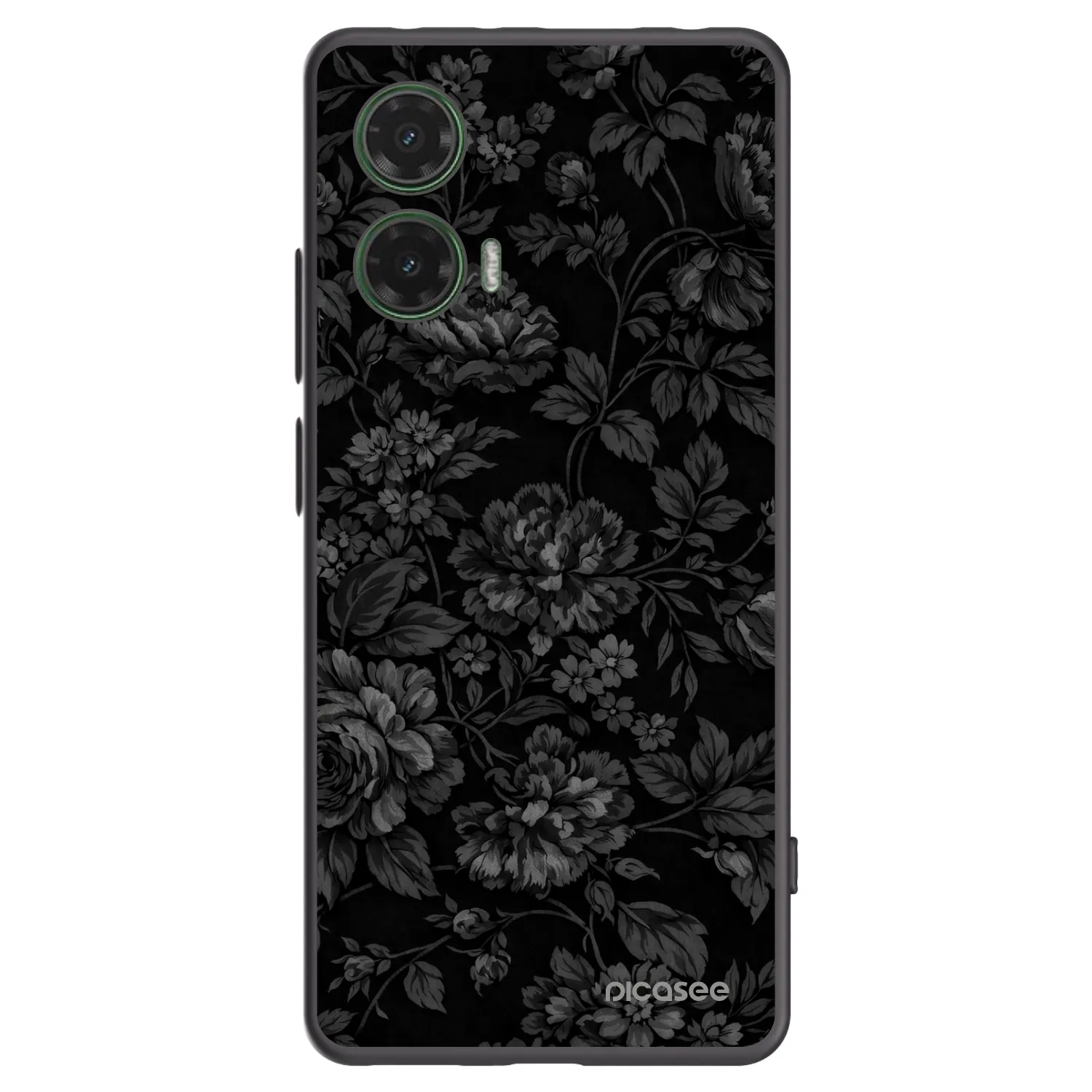Picasee crna silikonska maskica za Motorola Moto G35 5G - Dark Romance