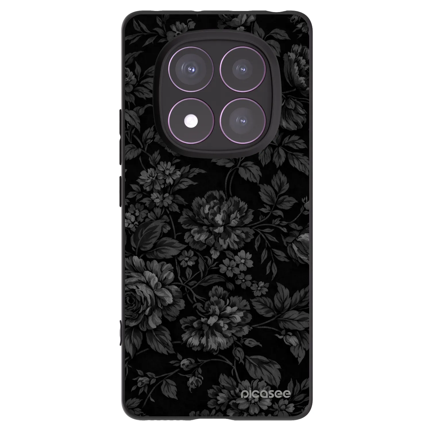 Picasee crna silikonska maskica za Xiaomi Redmi Note 14 Pro 4G - Dark Romance