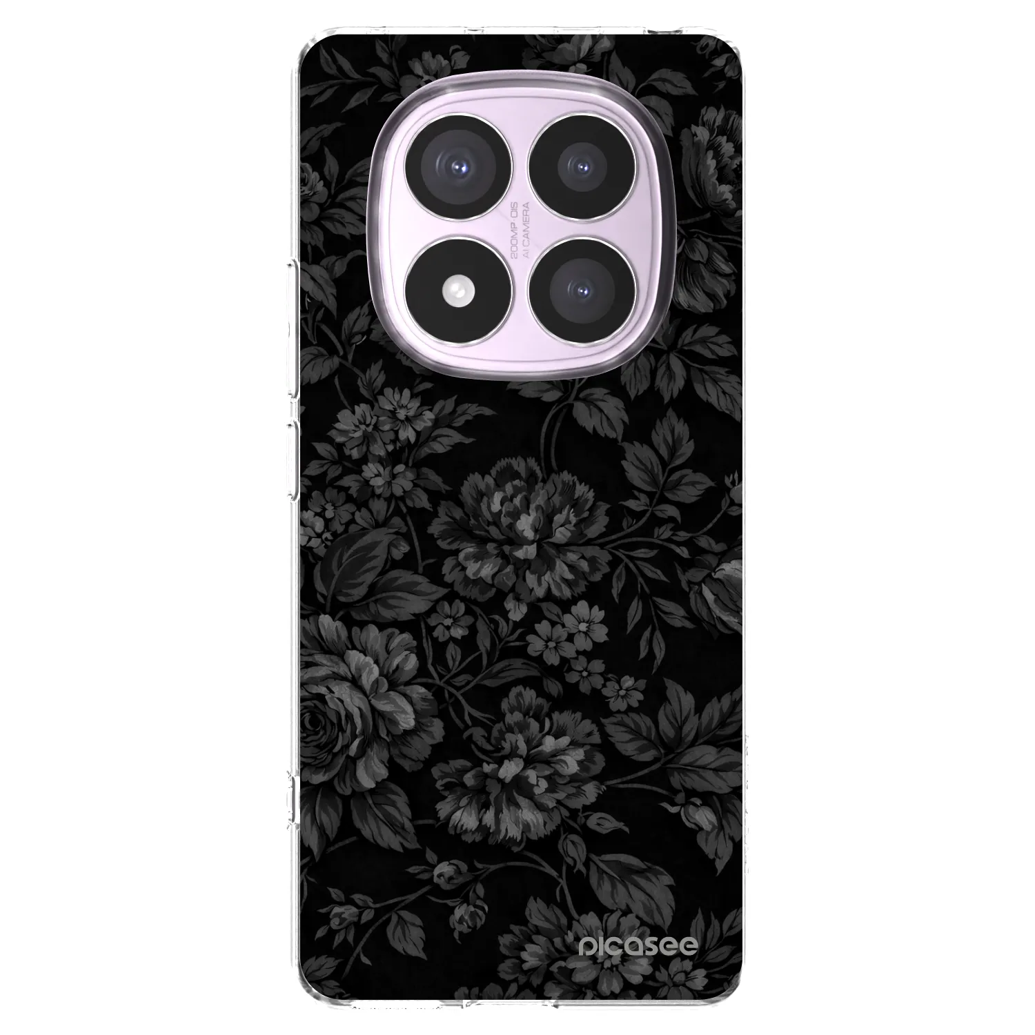 Picasee silikonska prozirna maskica za Xiaomi Redmi Note 14 Pro 4G - Dark Romance