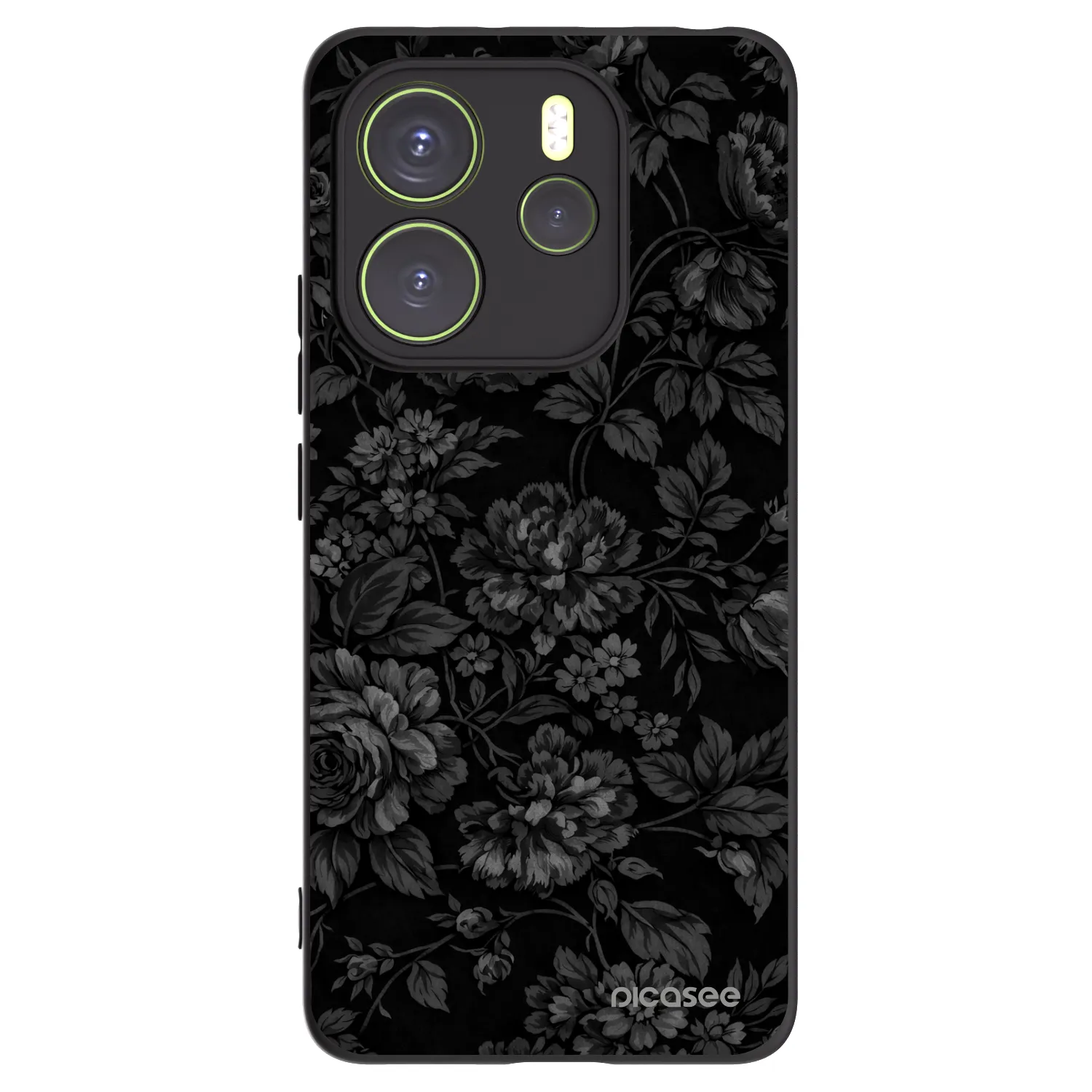 Picasee crna silikonska maskica za Xiaomi Redmi Note 14 4G - Dark Romance