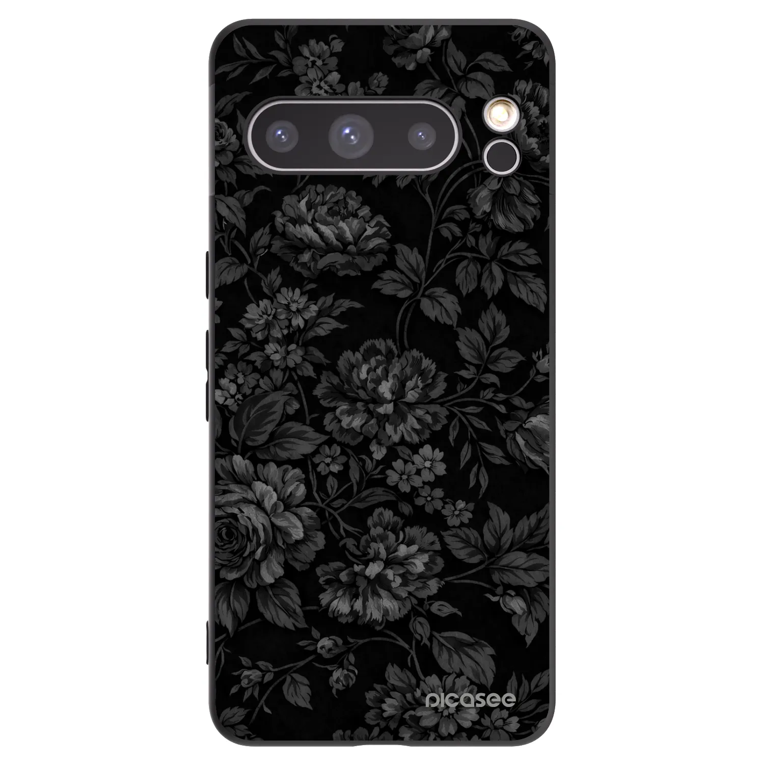 Picasee crna silikonska maskica za Google Pixel 8 Pro - Dark Romance