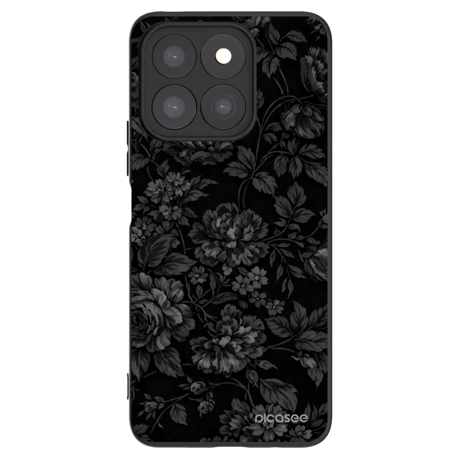 Picasee crna silikonska maskica za Honor X8c - Dark Romance