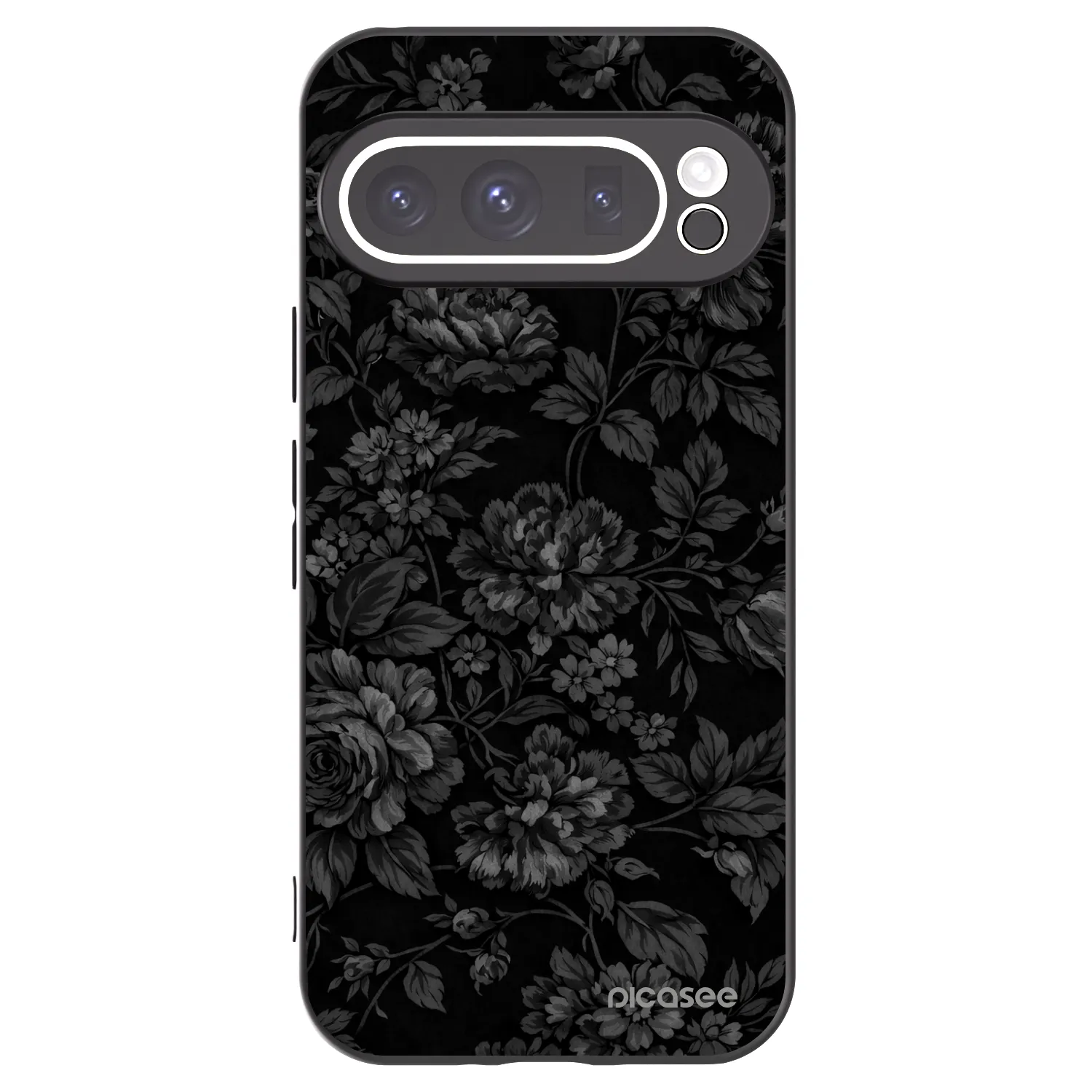 Picasee crna silikonska maskica za Google Pixel 9 Pro - Dark Romance