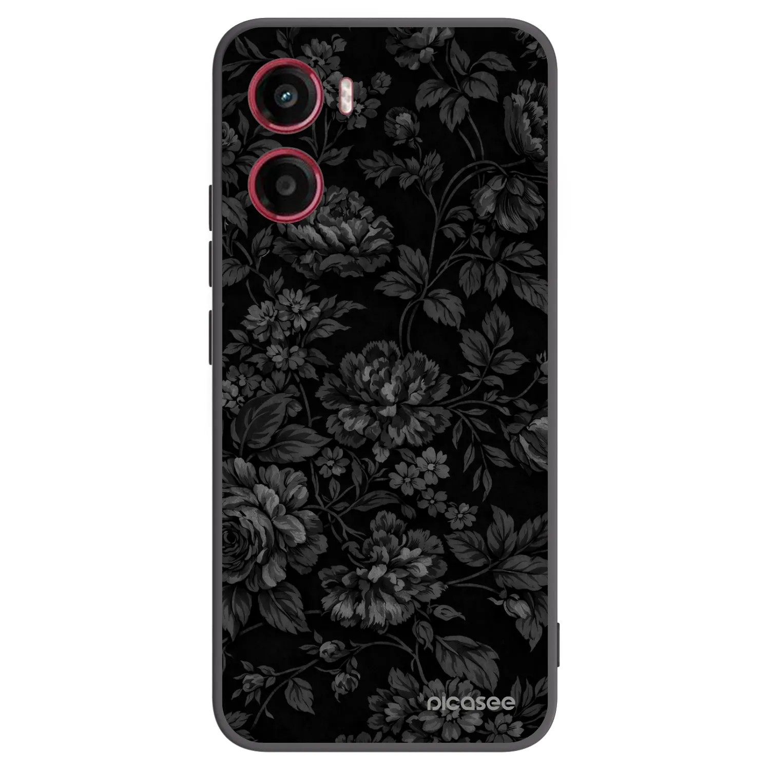 Picasee crna silikonska maskica za Motorola Moto G05 - Dark Romance