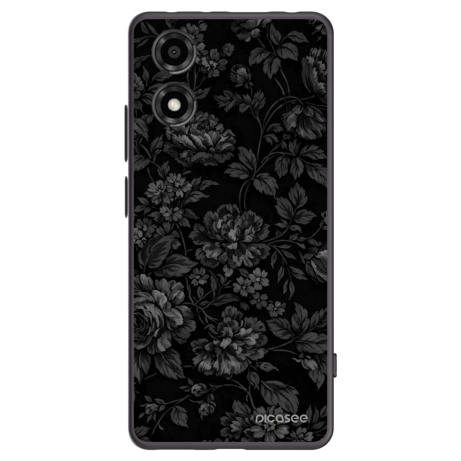 Picasee crna silikonska maskica za Motorola Moto E14 - Dark Romance