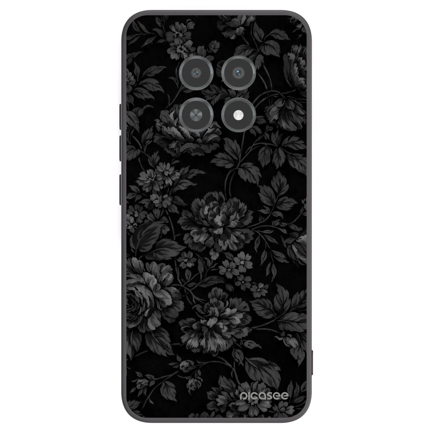 Picasee crna silikonska maskica za Realme 12X - Dark Romance
