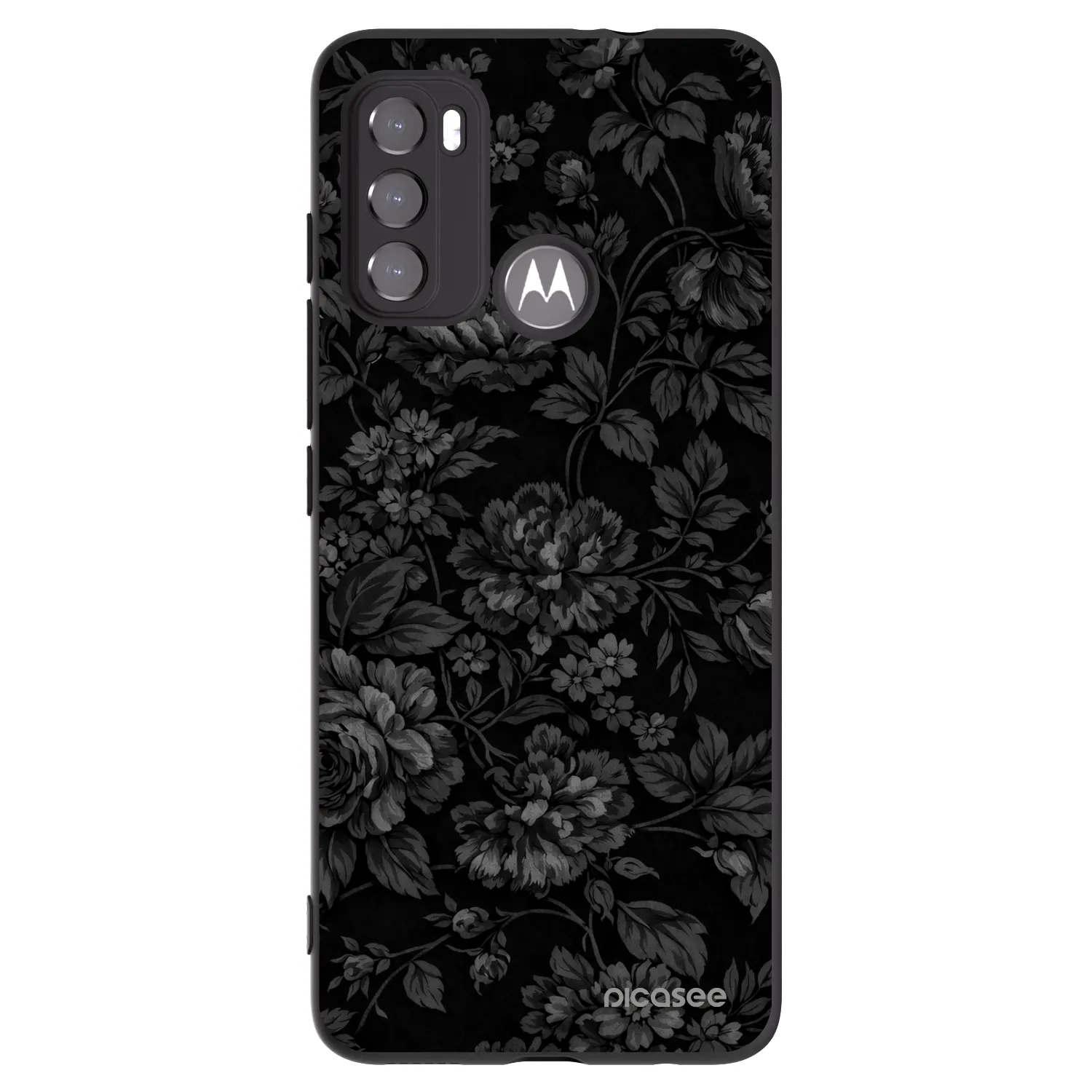 Picasee crna silikonska maskica za Motorola Edge 60 5G - Dark Romance