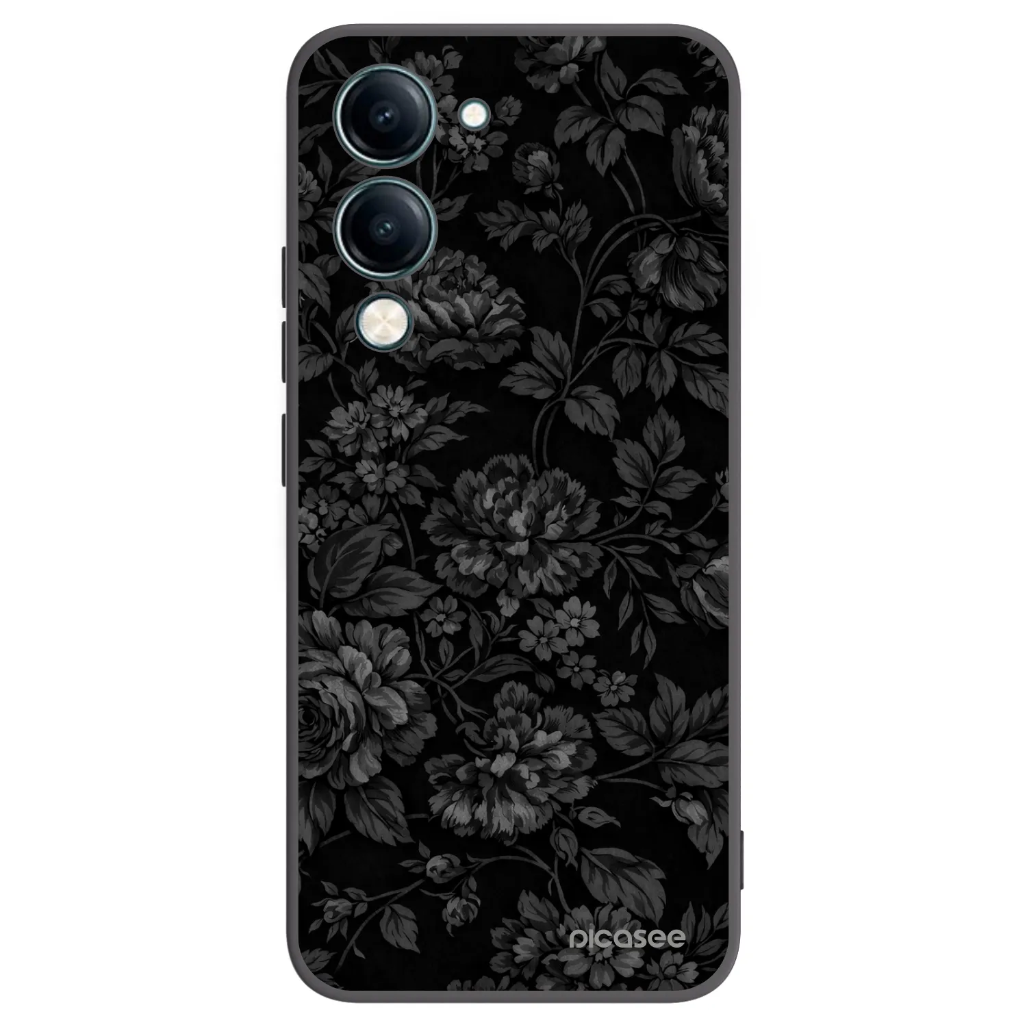 Picasee crna silikonska maskica za Vivo Y29s 5G - Dark Romance
