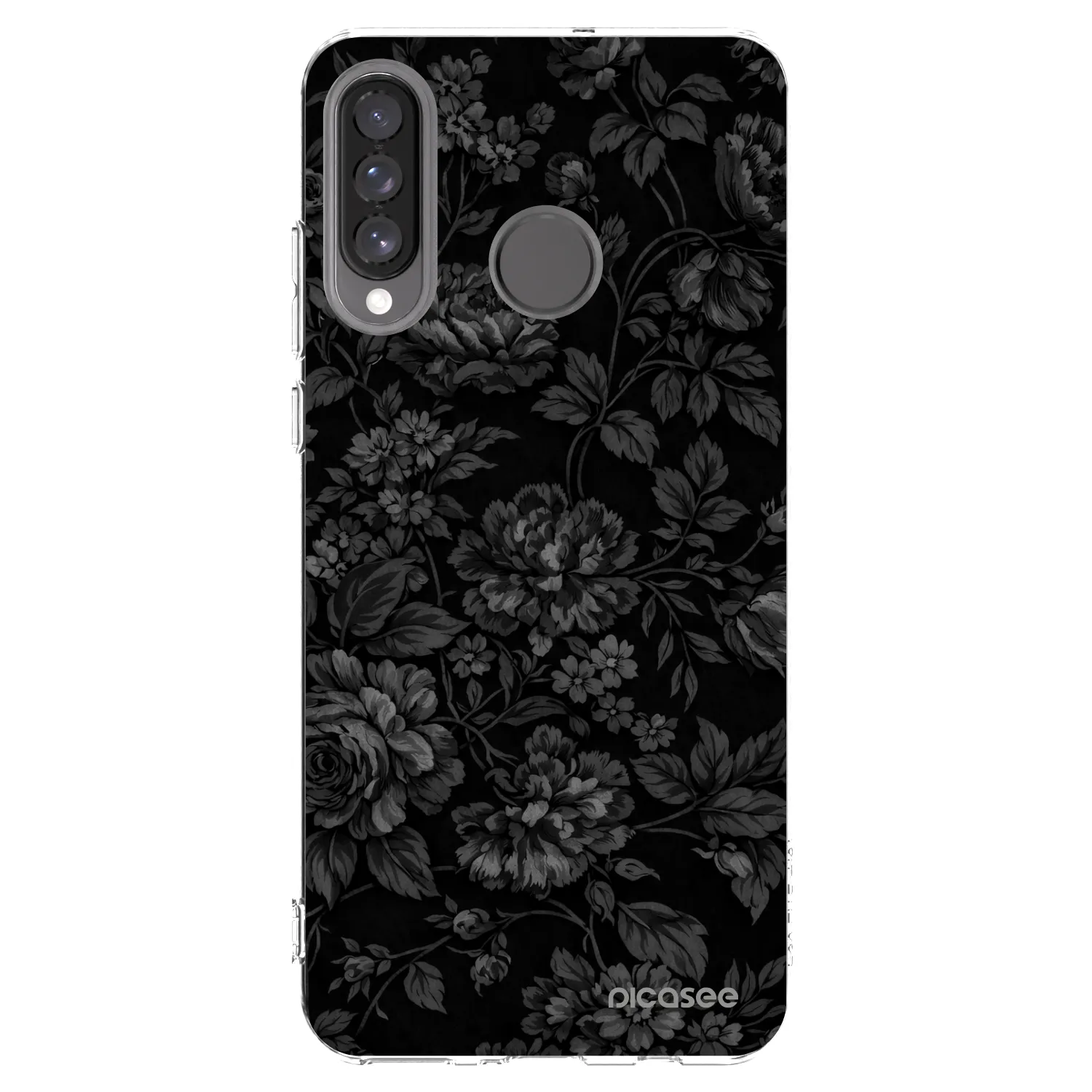 Picasee silikonska prozirna maskica za Huawei P30 Lite - Dark Romance