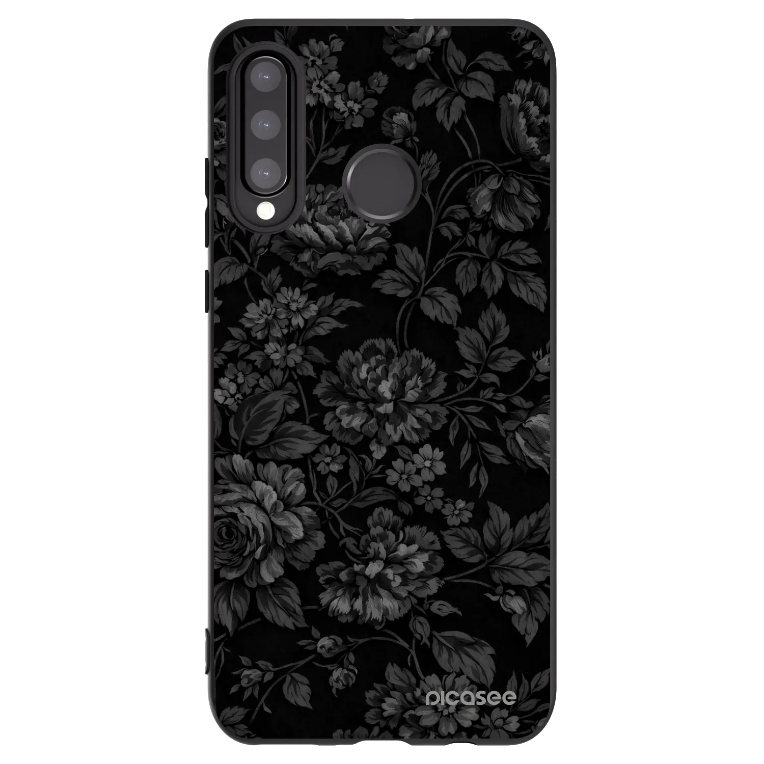 Picasee crna silikonska maskica za Huawei P30 Lite - Dark Romance