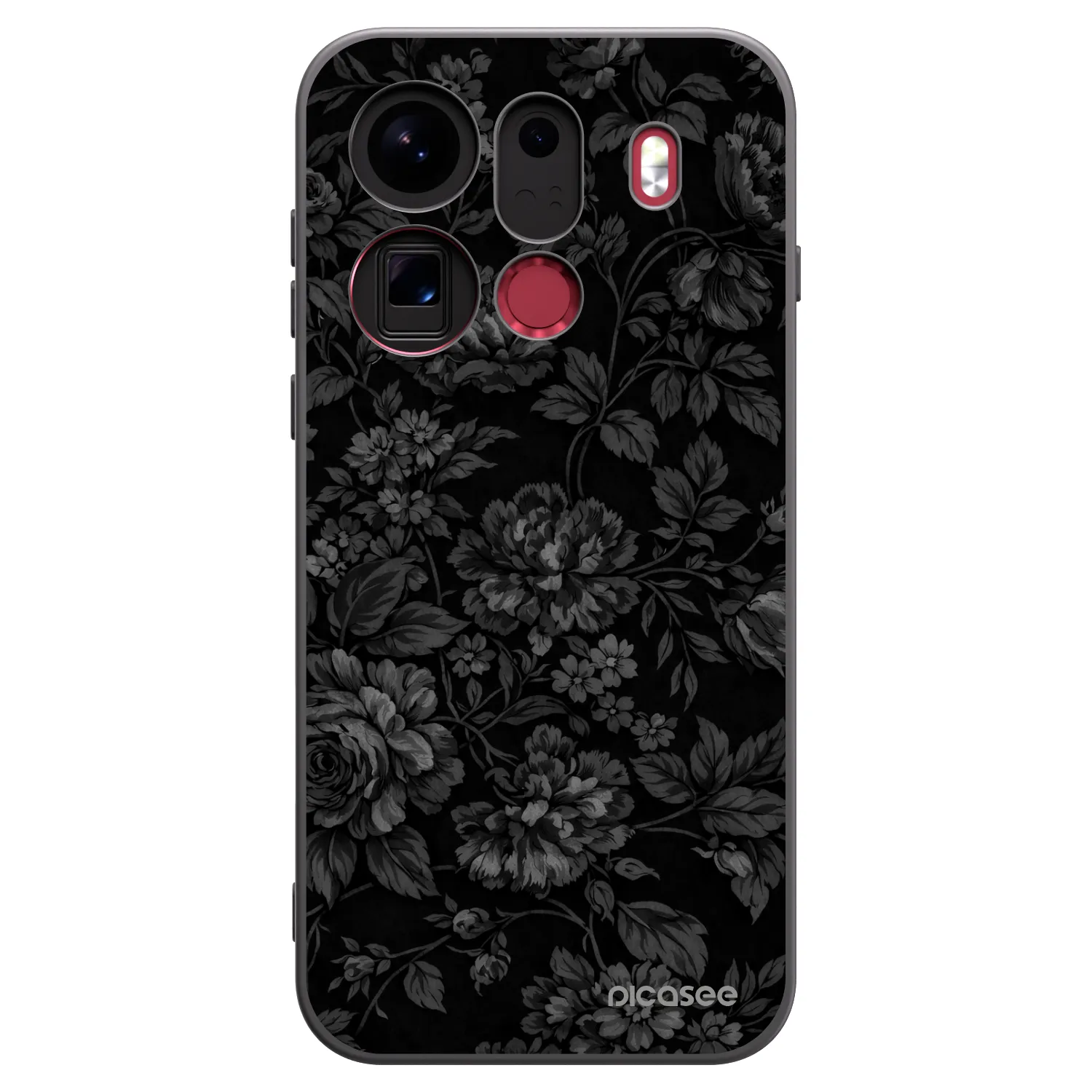Picasee crna silikonska maskica za OPPO Find X9 Pro - Dark Romance