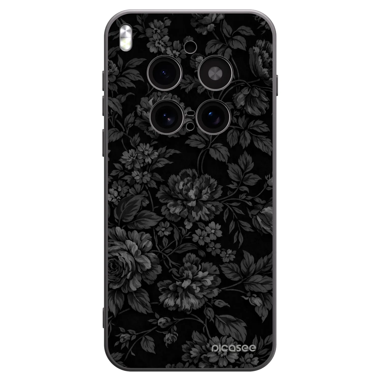 Picasee crna silikonska maskica za Vivo X300 Pro - Dark Romance